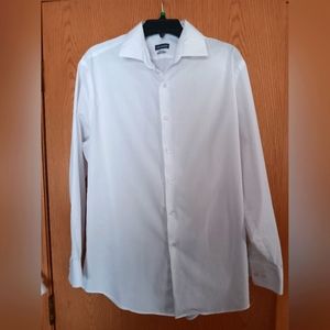 Men's size large,  Van Heusenwhite dress shirt